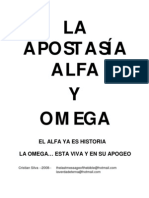 Apostasia Alfa y Omega Espiritu Santo