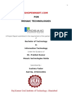 FOR Mosaic Technologies: Raj Kumar Goel Institute of Technology, Ghaziabad