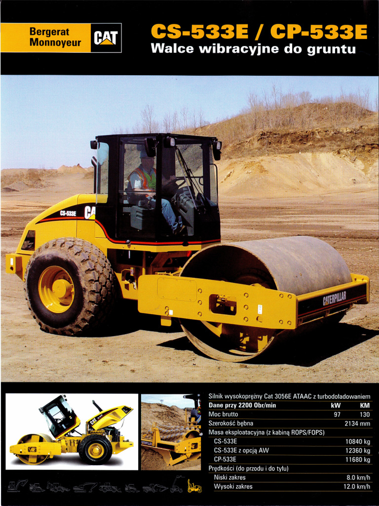 Walec CS-533E, CP533E | PDF