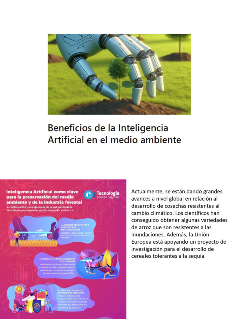 Impacto de la IA en el Medio Ambiente | PDF | Inteligencia artificial ...