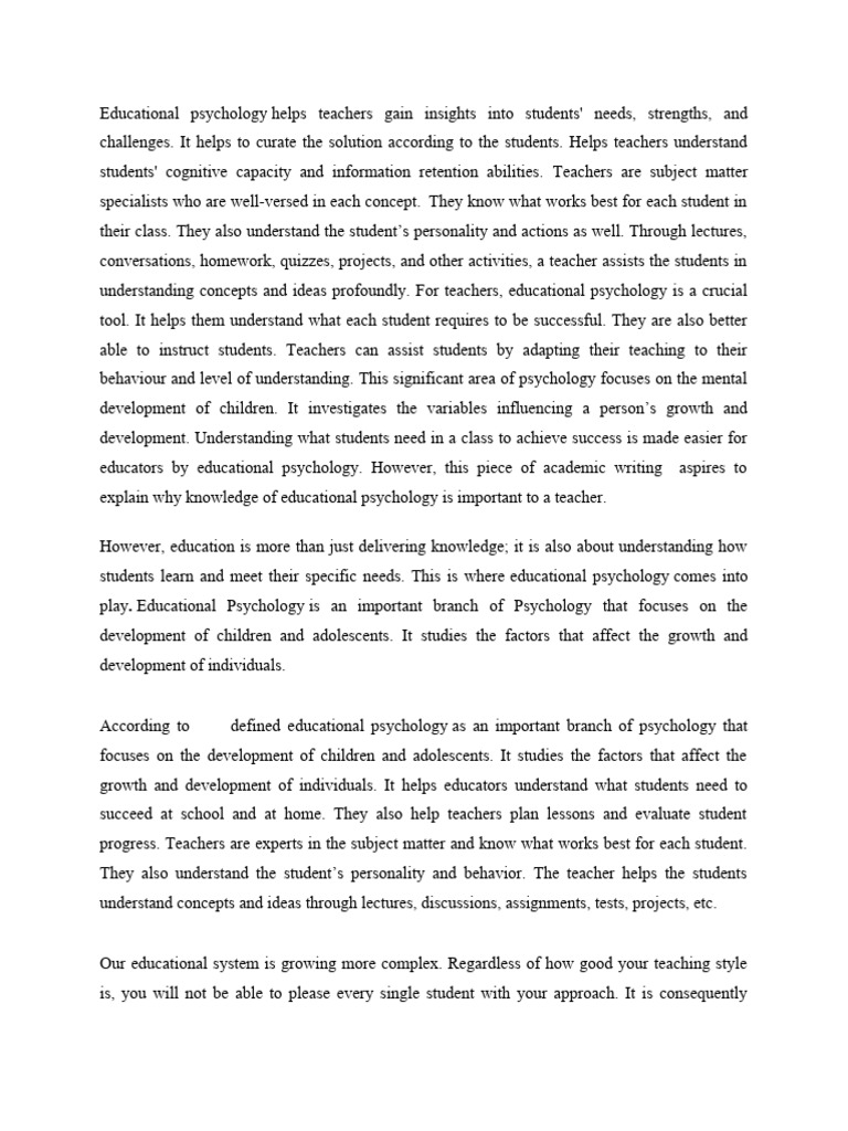 EDUCATIONAL PSYCHOLOGY NOTES FOR B ED PDF IN URDU visual data 8