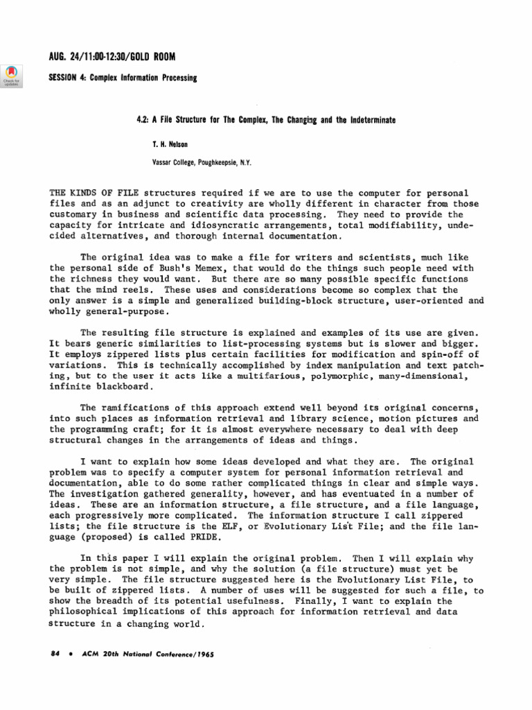 Complex Information Processing | PDF | Computing