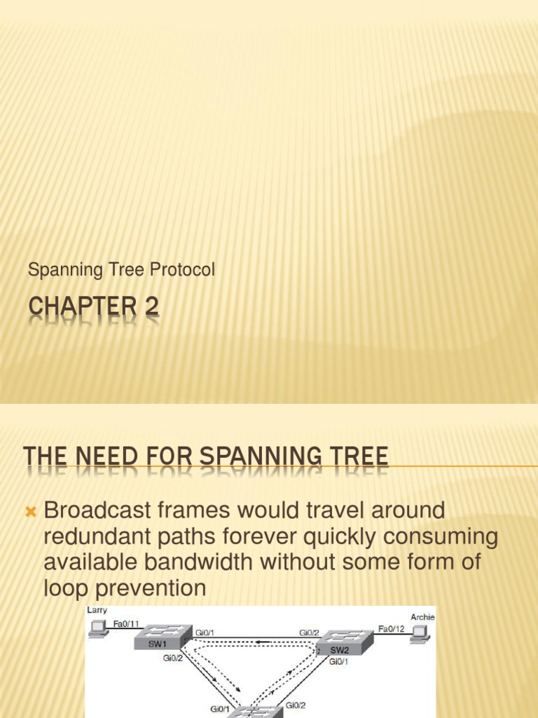 Spanning Tree Protocol Overview | PDF | Network Switch | Network ...