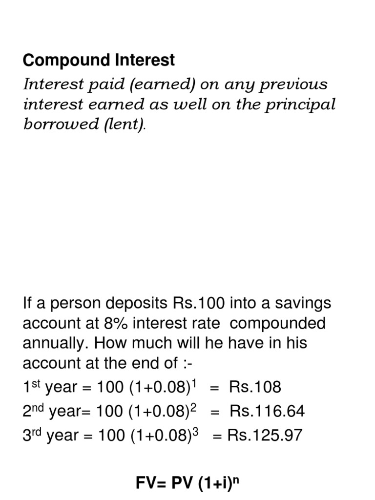 Understanding Compound Interest and Annuities | PDF | Compound Interest ...
