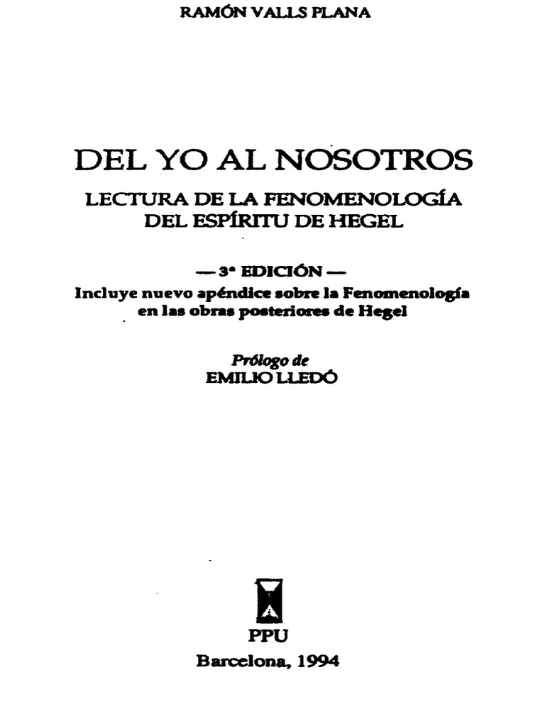 ram-n-valls-plana-del-yo-al-nosotros-lectura-de-la-fenomenolog-a-del