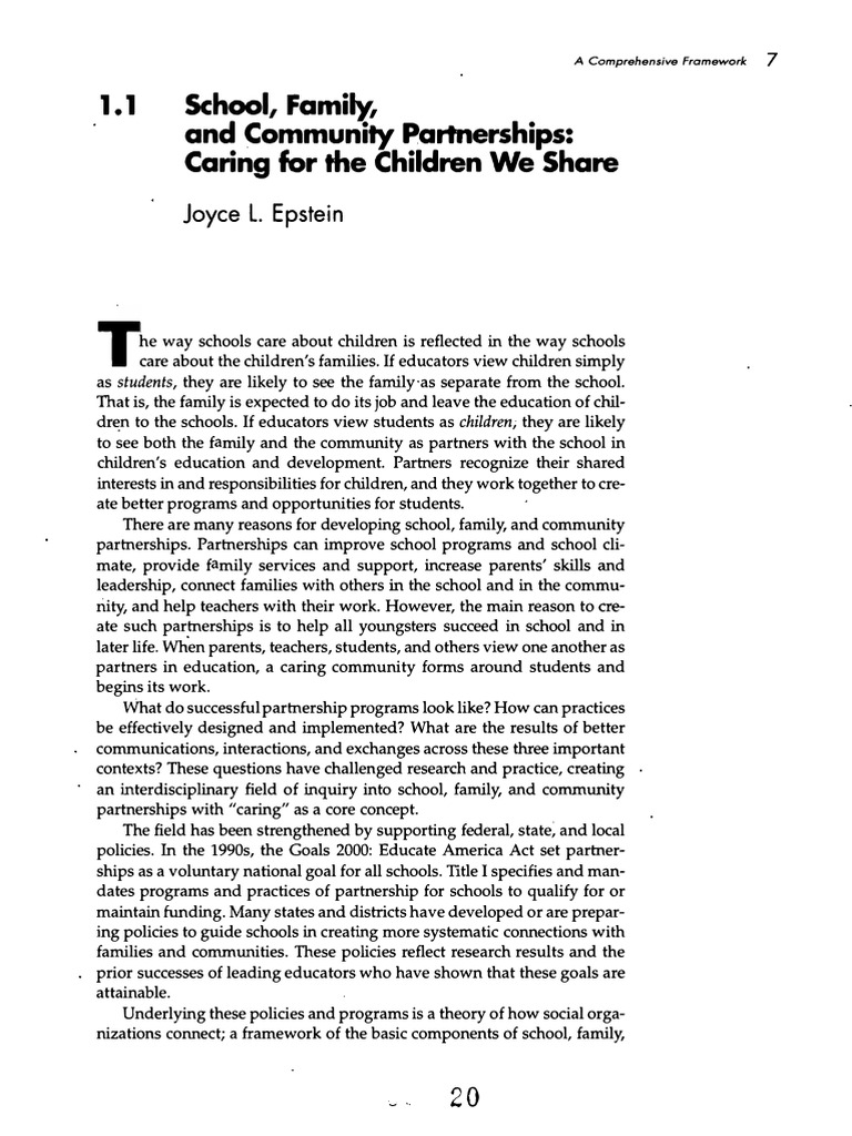 MI - School, Family, and Community Partnership (1) .PDF 21-43 | PDF ...