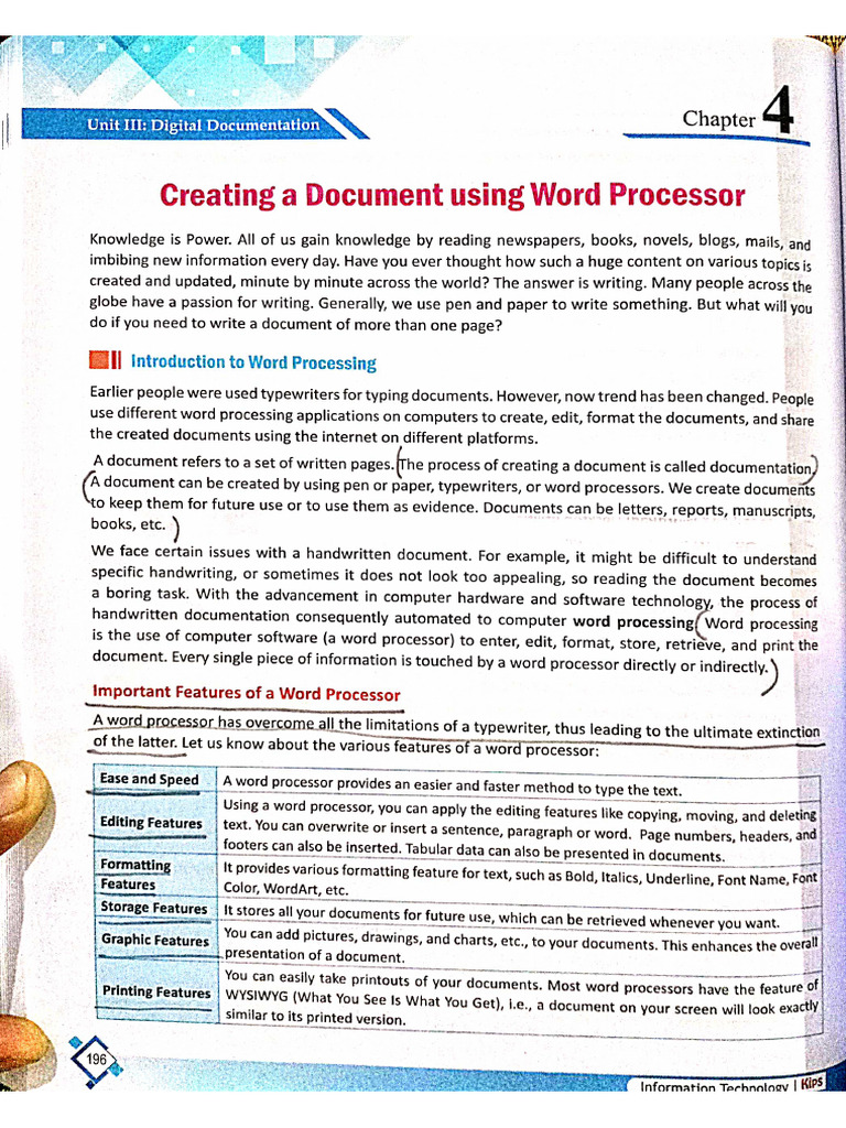 It - 9 - Part B-Unit III - Digital Documentation | PDF