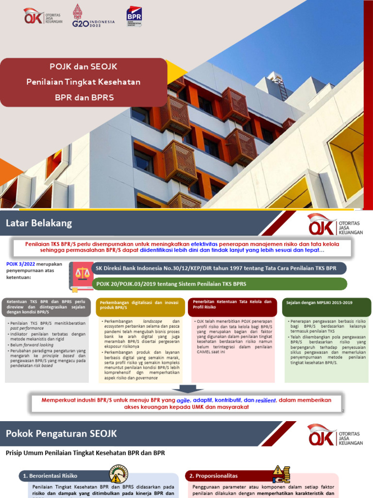 Ojk - KR05 (Pojk Seojk TKS BPR BPRS) | PDF
