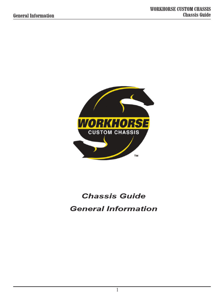 Workhorse Custom Chassis Guide | PDF | Motor Oil | Vehicles