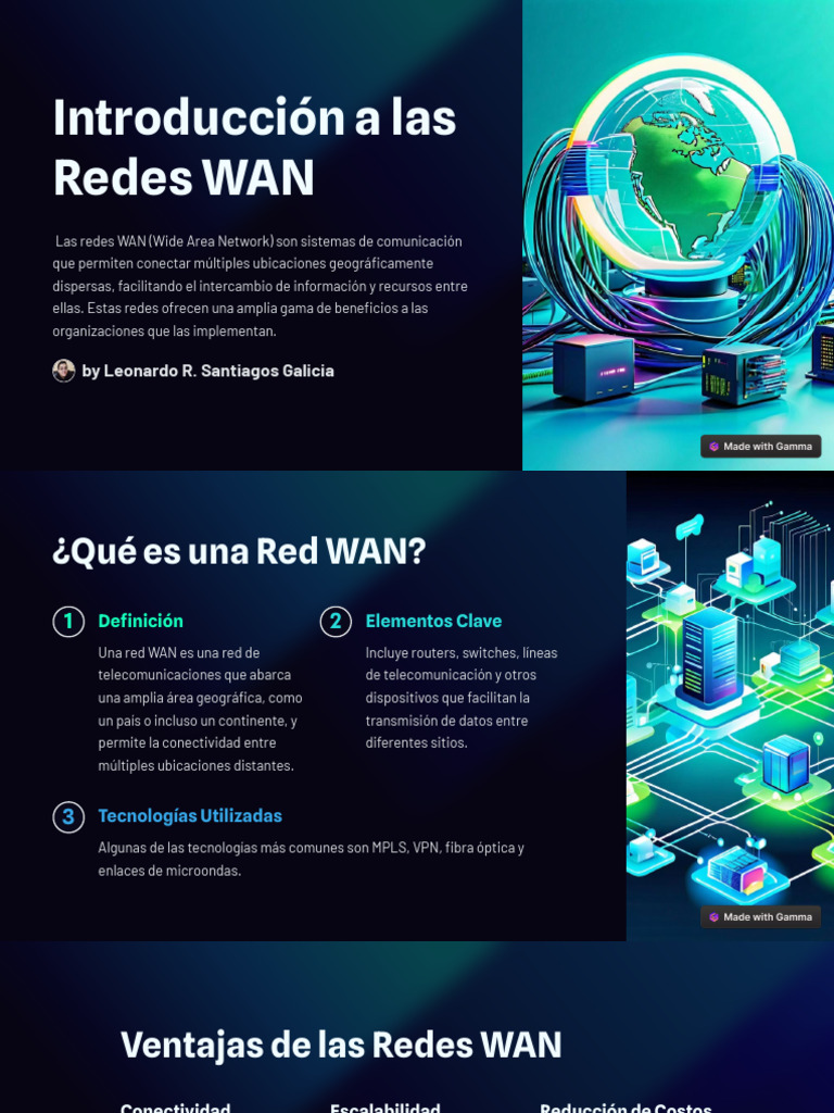 Redes WAN: Conectividad y Ahorro | PDF | Red de área amplia | Escalabilidad