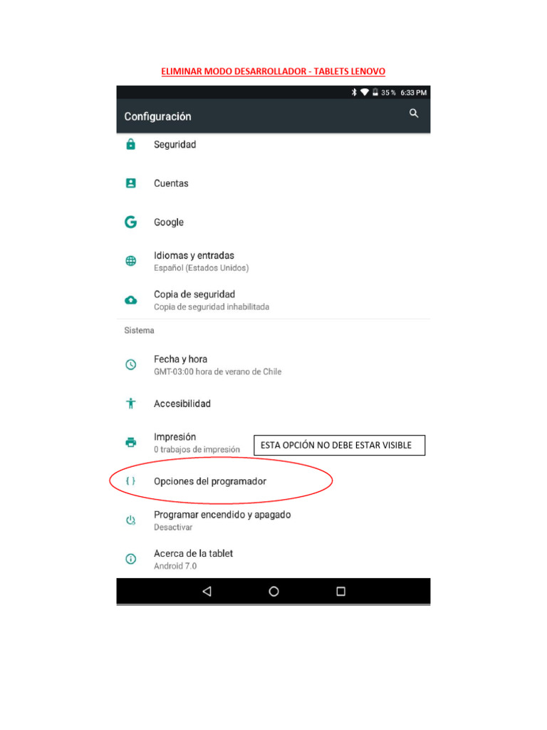 Eliminar Modo Desarrollador | PDF