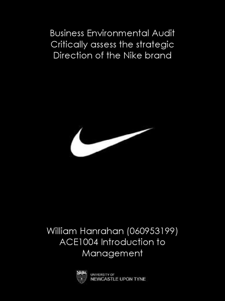 Nike Branding Black Cover Sheet PDF