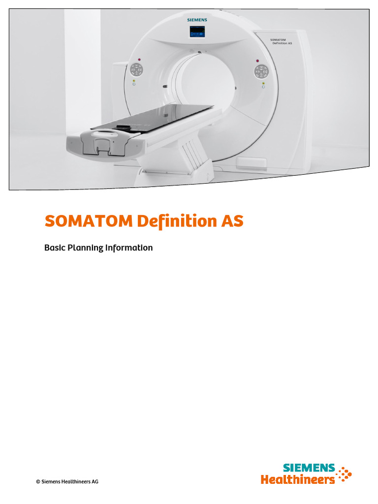 SOMATOM Definition AS Planning Guide | PDF | Water | Air Conditioning