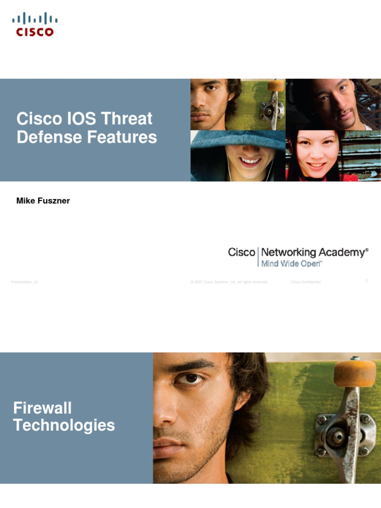 Cisco IOS Threat Defense | PDF | Firewall (Computing) | Computer Data