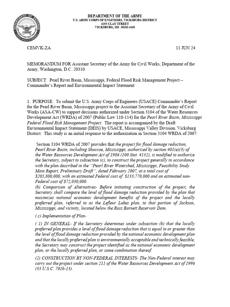Pearl River Flood Risk Management Report | PDF | River | Flood