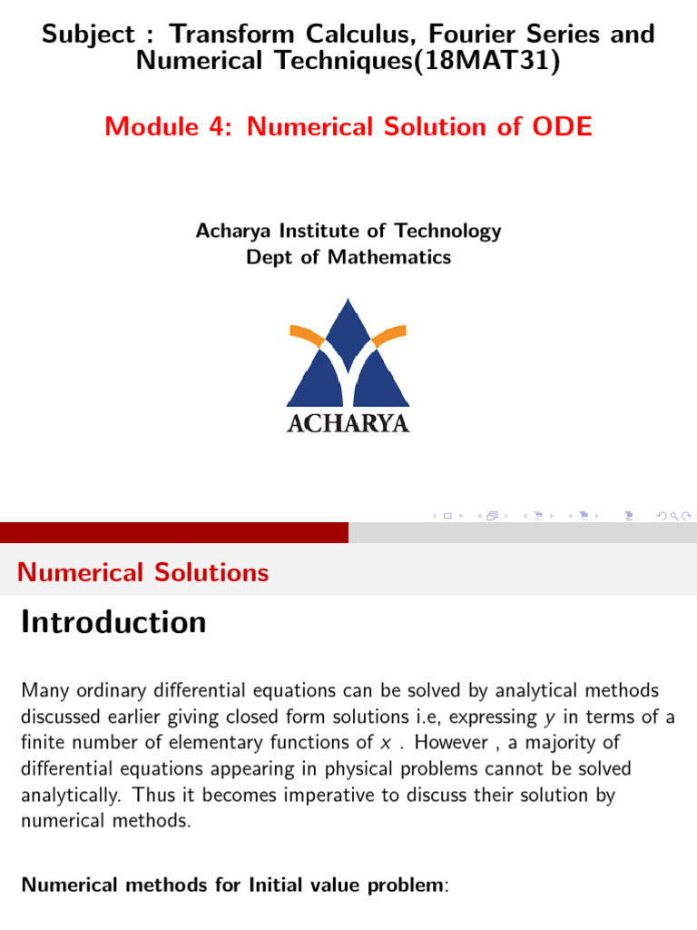 Taylo S Series Method Pdf Differential Equations Ordinary
