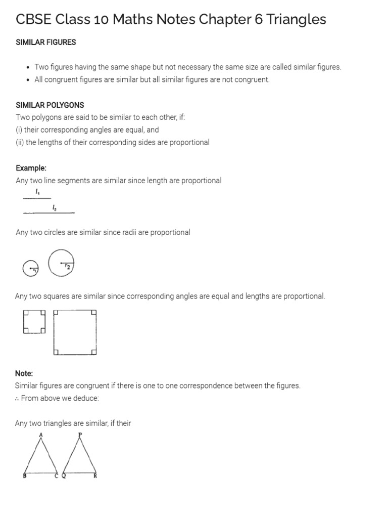 Triangles Class 10 Exercise 6.3