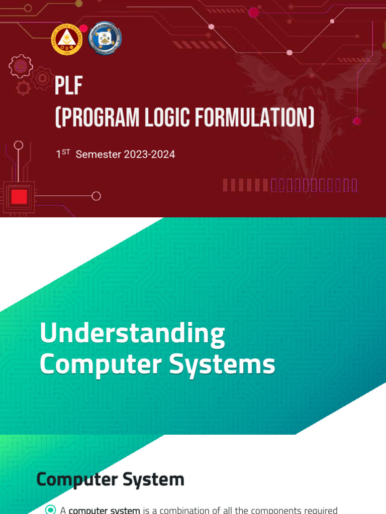 Lecture 1 Understanding Computer System 1 | Download Free PDF ...