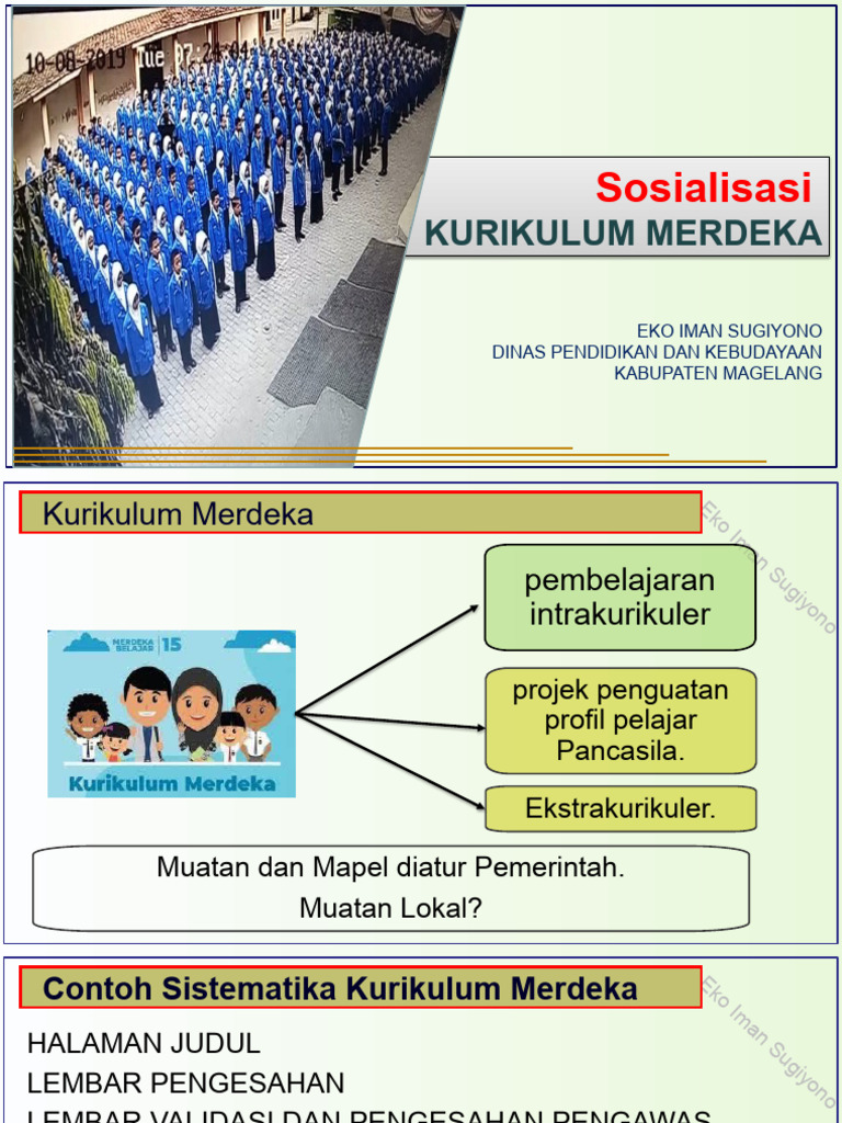 Sistematika Kurikulum Merdeka | PDF