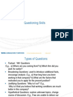 Questioning Skills: © Tata Consultancy Services Ltd. 3 May 2012 1