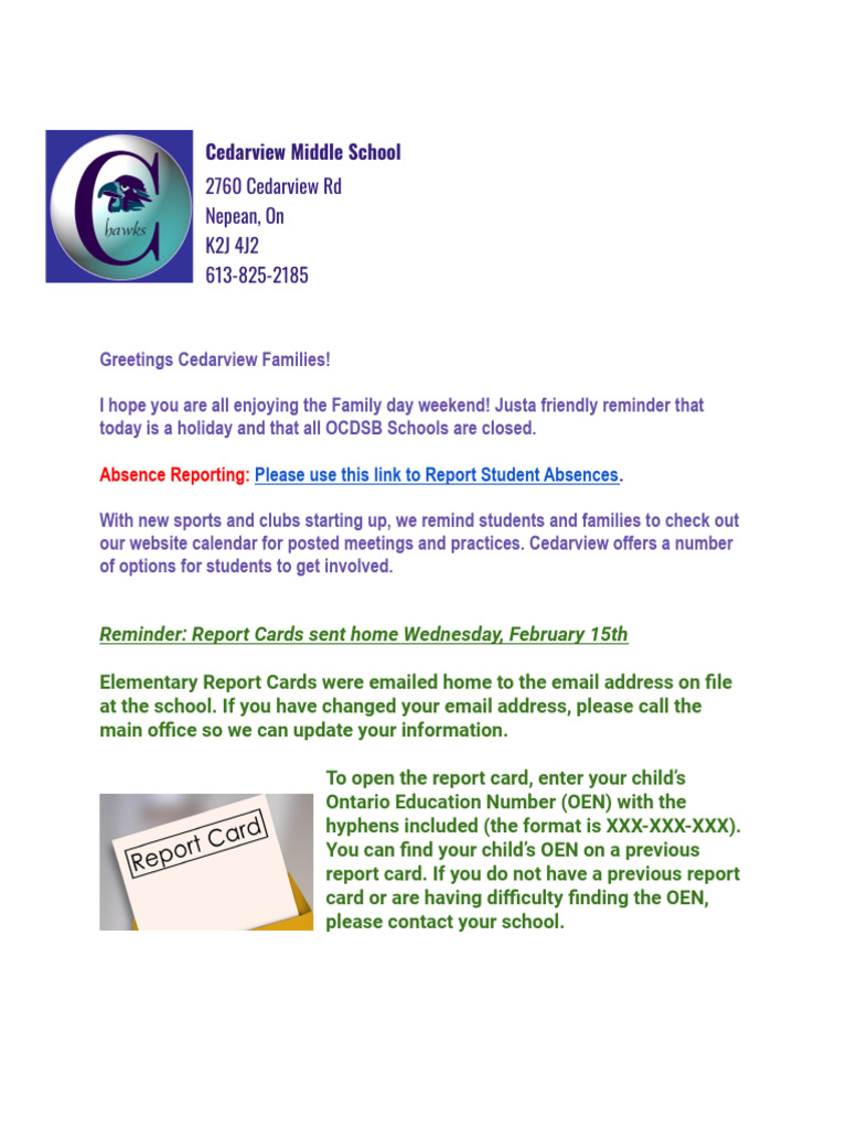 Weekly Newsletter - Feb 20 | PDF