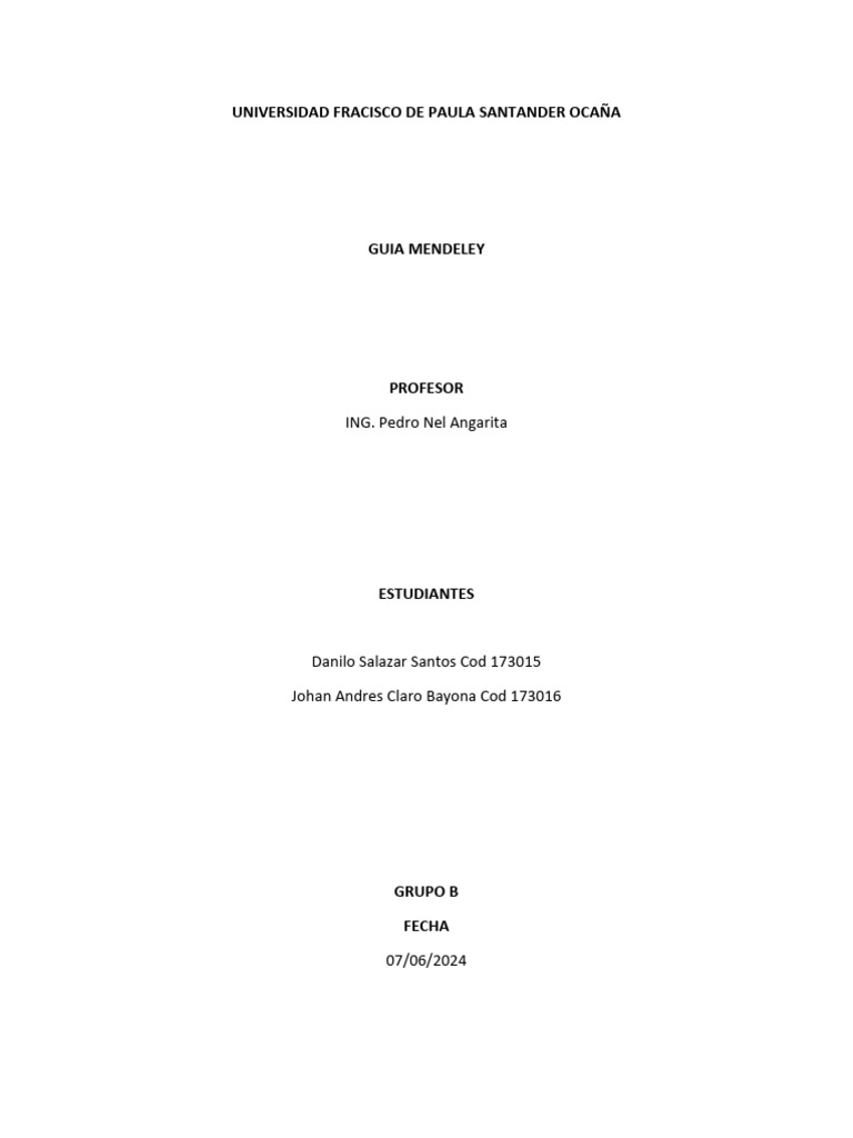 Manual para el uso de la herramienta mendeley para gestionar tus