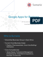 CIO 100 2011 - Google Apps For Business-Keval Shah-Sumaria