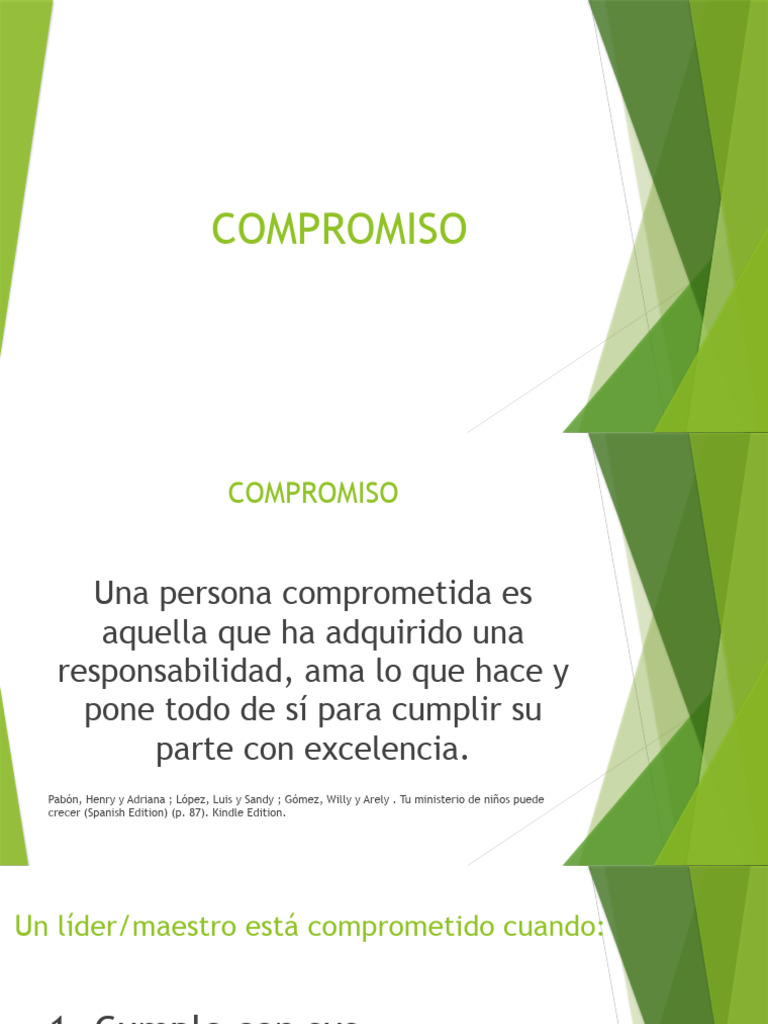 Importancia del Compromiso en el Liderazgo | PDF | Cristo (título) | Jesús