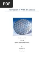 Fabrication of PMOS Transistors