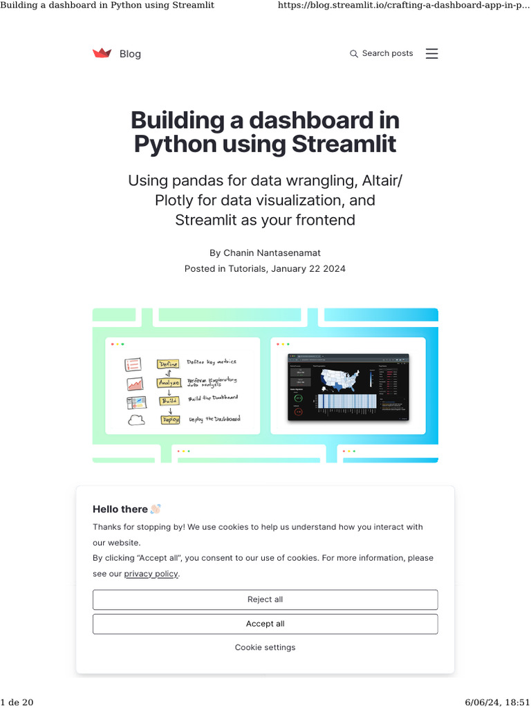 Grupo 5 Building A Dashboard in Python Using Streamlit | PDF ...