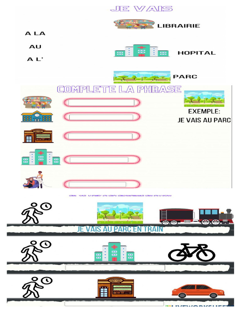 Vocabulaire de La Ville | PDF