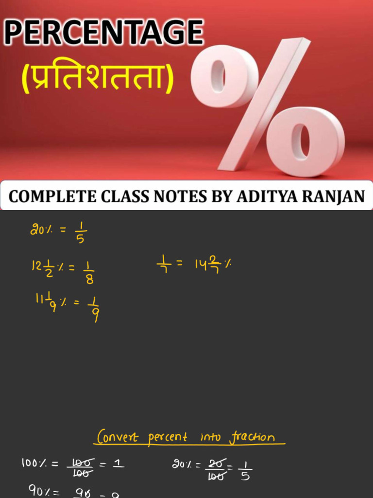Percentage sheet 1 pdf
