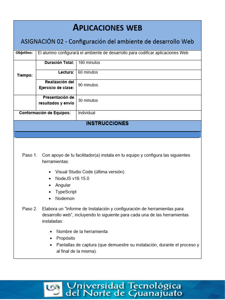 C02 - Configuración Del Ambiente de Desarrollo Web | PDF