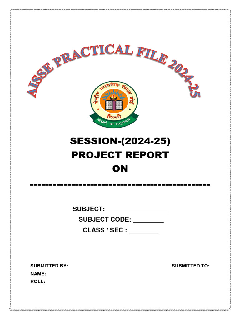 Class 10 practical file pdf