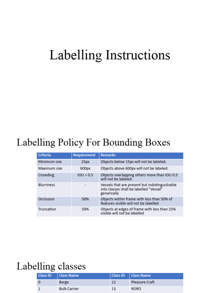 Labelling Instructions Download Free PDF Ships Tugboat