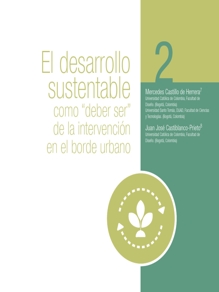Desarrollo Sustentable en Bordes Urbanos | PDF | Desarrollo sostenible ...