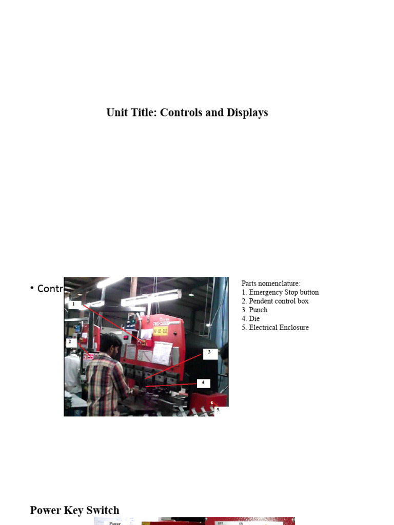 Bending Machine Controls Overview | PDF