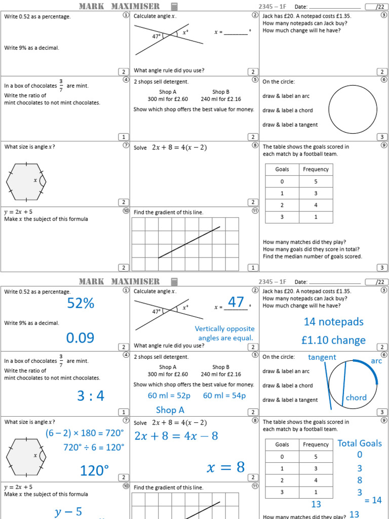 2345 1F A4 | PDF | Angle | Slope