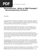Download Remembering - Brain or DNA Changes Recovering From 11-11-11 by Theresa-Ann SN74183443 doc pdf