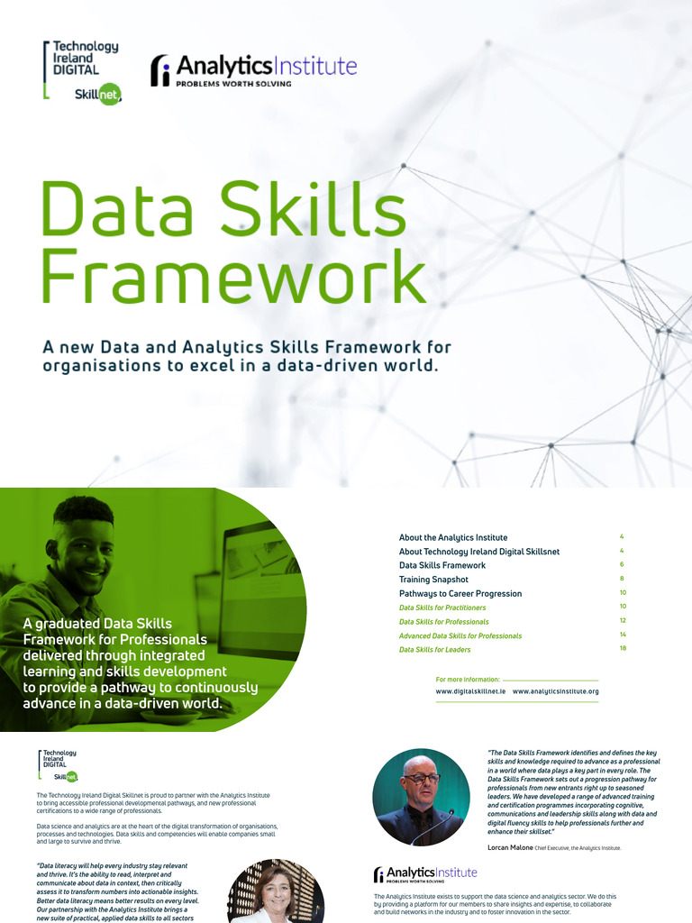 Data Skills Framework for Professionals | PDF | Analytics | Data Science