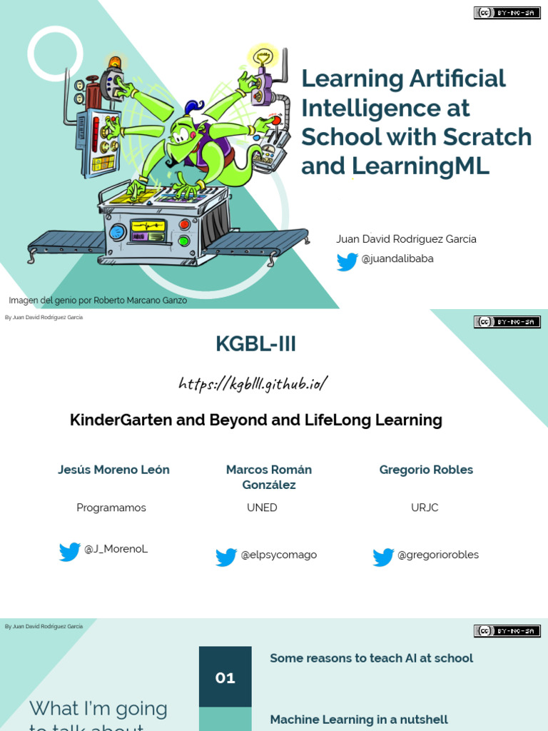 Learning AI at School With Scratch and LearningML | PDF | Machine ...