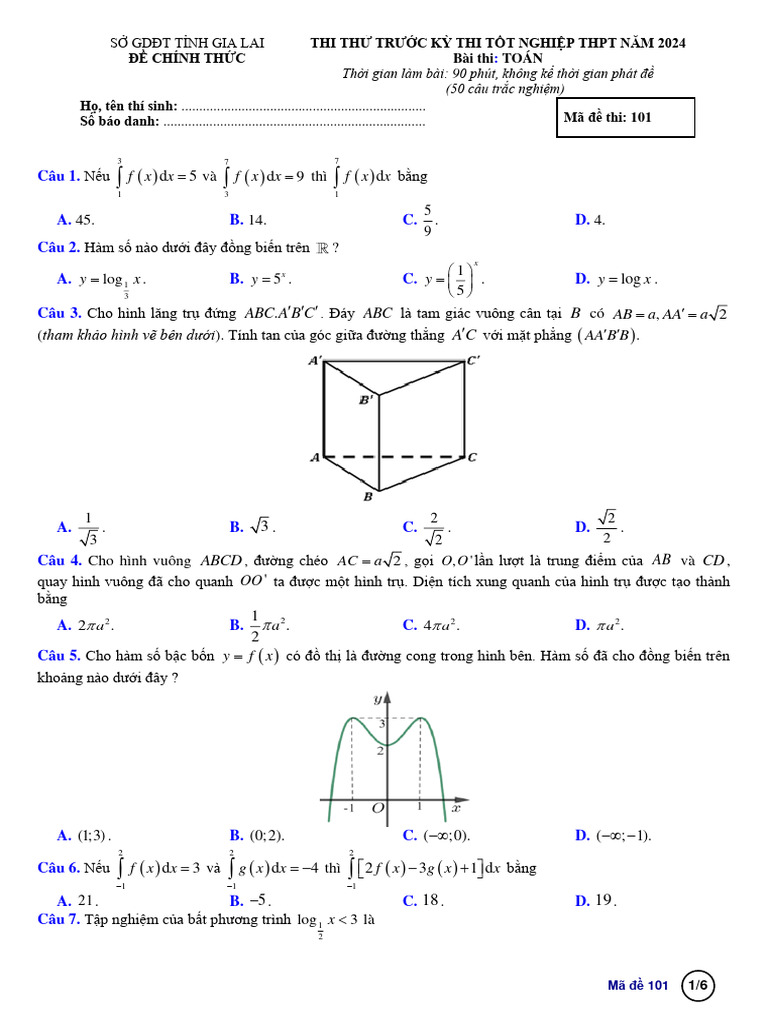 TT Toán 12 | PDF