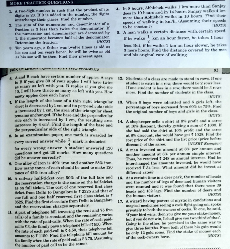 Challenging Math Problems Set Pdf