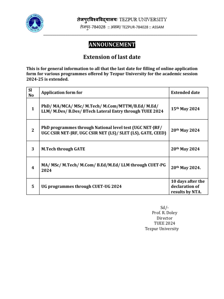 2nd Date Extension PDF