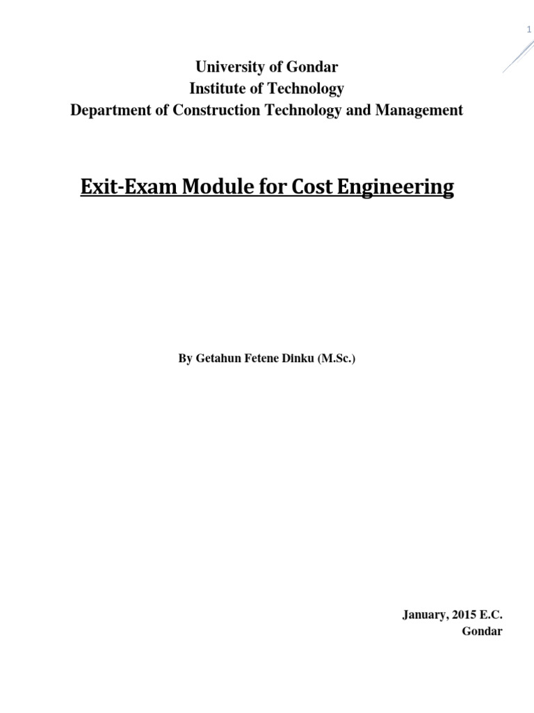 Cost Engineering Module Download Free PDF Concrete Labour Economics