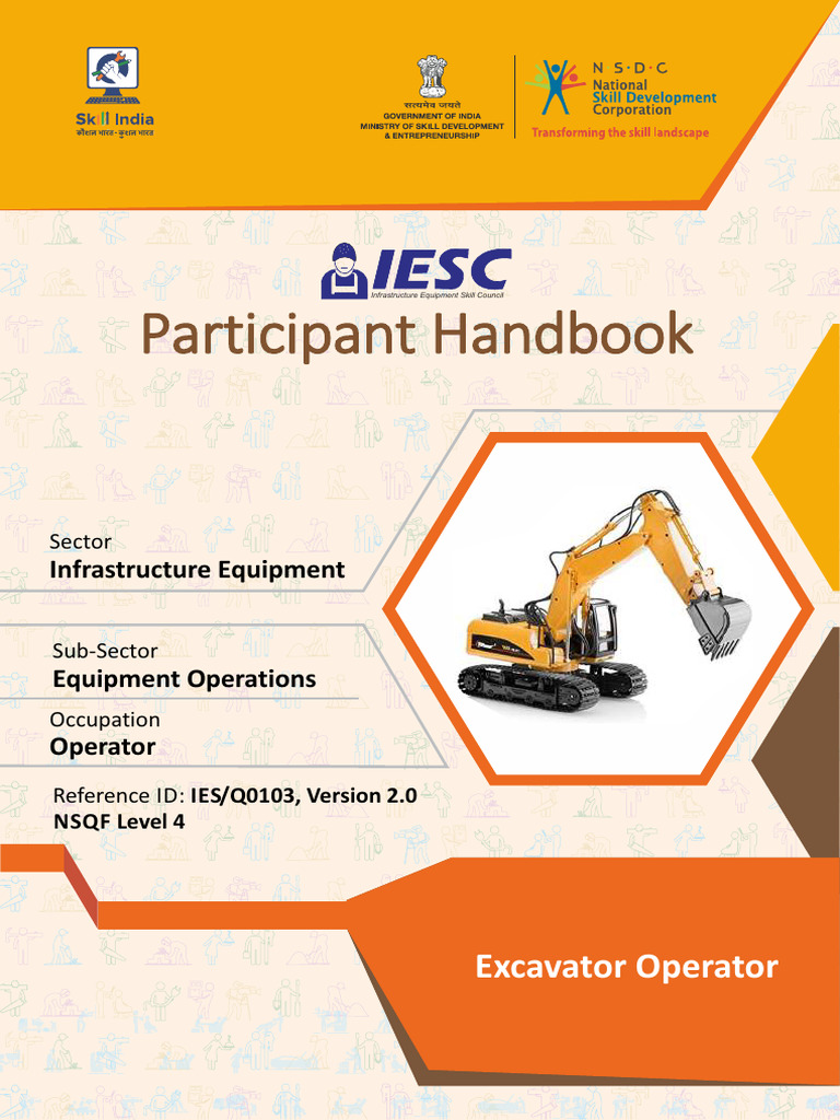 Excavator Operator Training Handbook | PDF | Computers | Technology ...