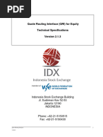 FIX 4.4 API Specification v.1.0 1 | PDF | Order (Exchange) | Computing
