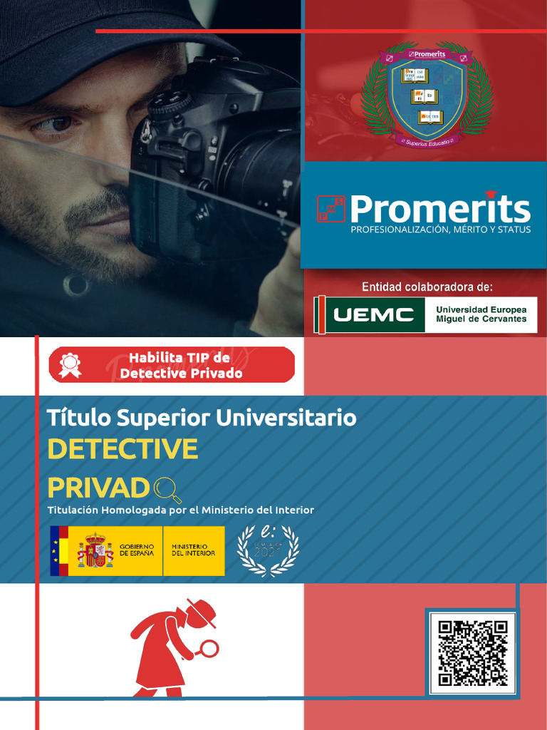 Folleto titulo superior universitario de detective privado pdf