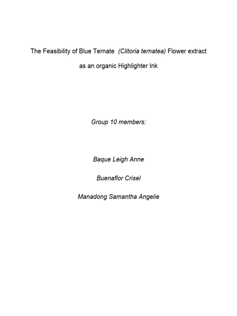 Format for the research protocol pdf