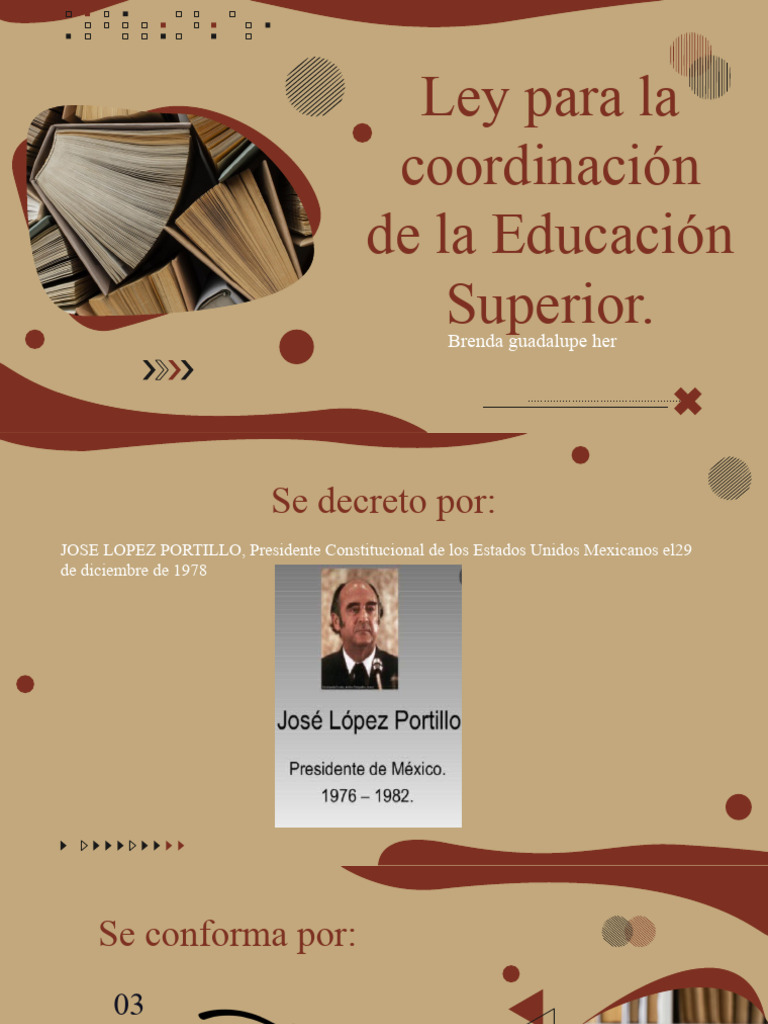 Ley para La Coordinación de La Educacion Superior | PDF